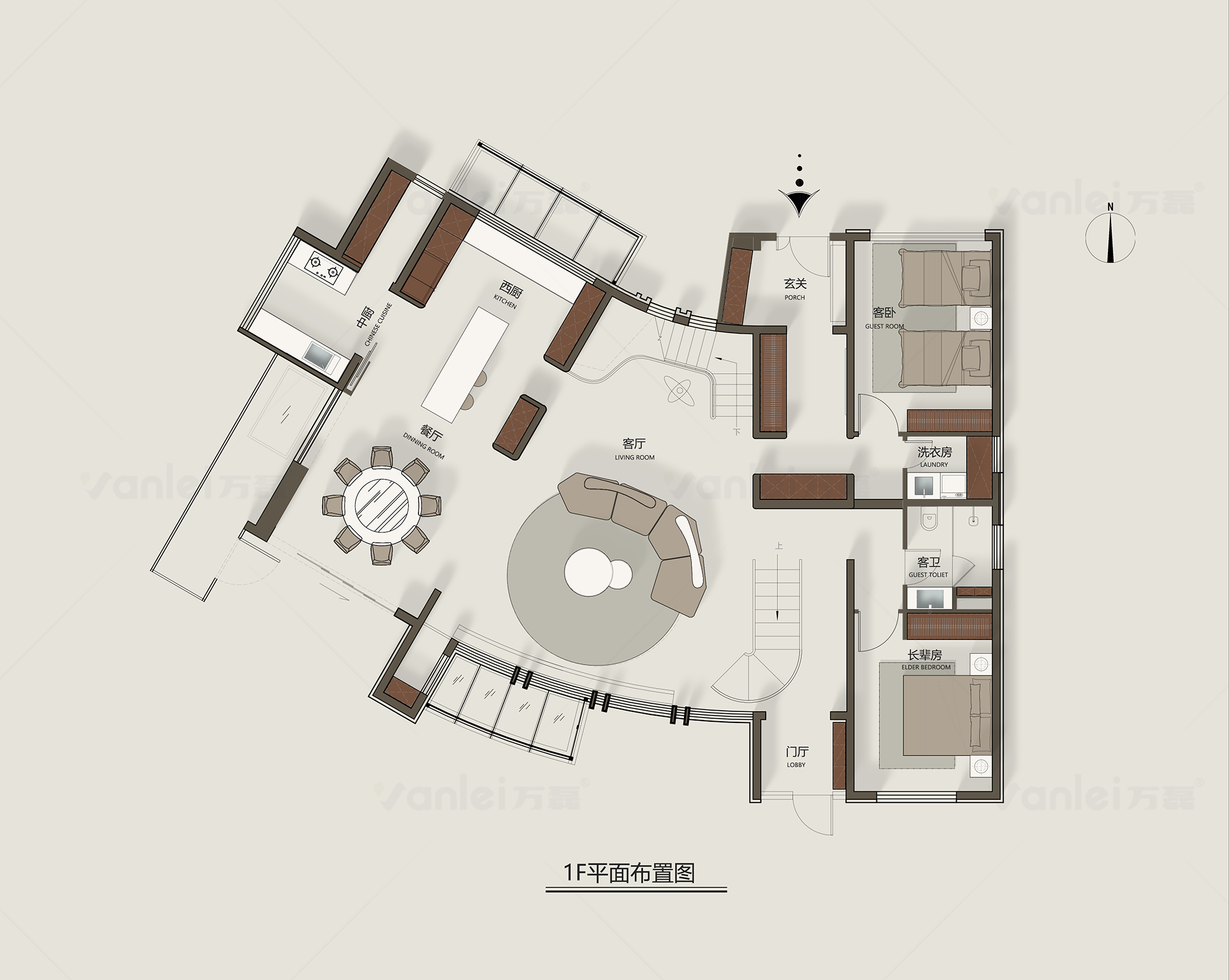 環(huán)球設(shè)計刊登案例｜「宛居」450㎡氣質(zhì)美墅由萬磊北京團隊全案落地